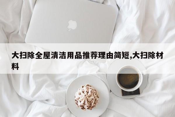 大扫除全屋清洁用品推荐理由简短,大扫除材料