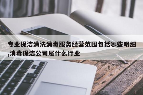 专业保洁清洗消毒服务经营范围包括哪些明细,消毒保洁公司属什么行业